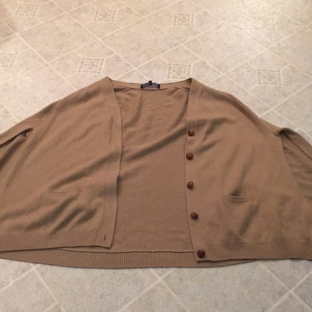 RALPH LAUREN purple label real soft CASHMERE MADE IN ITALY CAPE NWOT